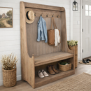 Remy Reclaimed Timber Foyer Bench-Dovetailed &amp; Doublestitched