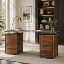 Rockafeller Art Deco Desk-Dovetailed &amp; Doublestitched
