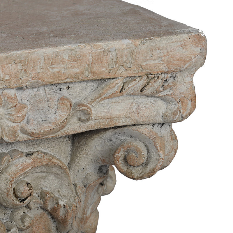 Roman Decorative Pedestal 22cm-Dovetailed &amp; Doublestitched