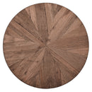 Round Farmhouse Coffee Table-Dovetailed &amp; Doublestitched