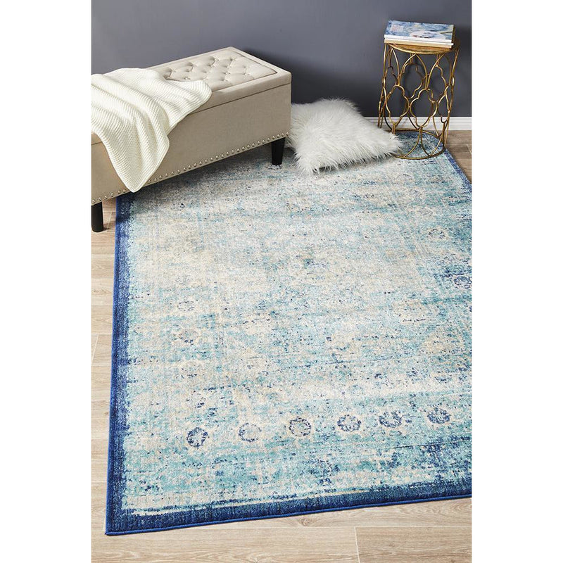 Rug Culture Anastasia 261 Blue Rug 2.3x1.6-Dovetailed &amp; Doublestitched