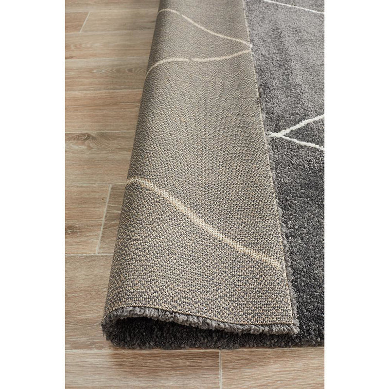 Rug Culture Broadway 931 Charcoal 2.3x1.6-Dovetailed &amp; Doublestitched
