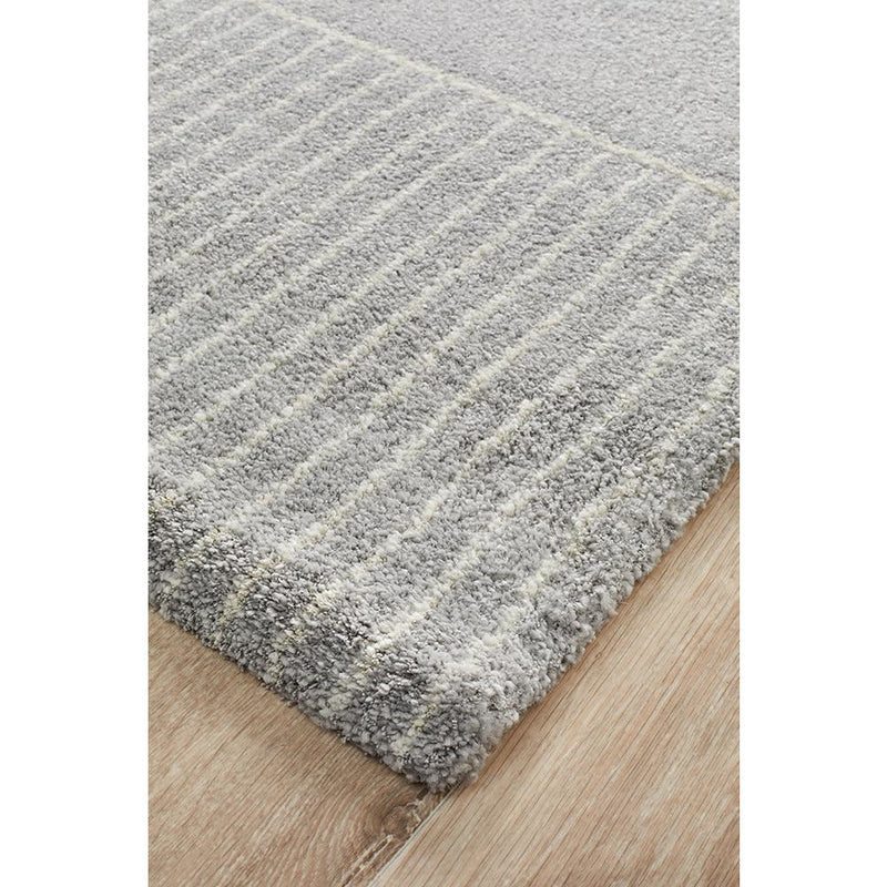 Rug Culture Broadway 935 Silver 2.3x1.6-Dovetailed &amp; Doublestitched