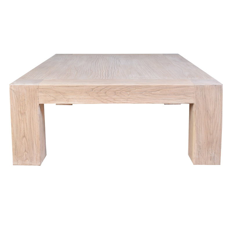 Rustic Block Coffee Table-Dovetailed &amp; Doublestitched