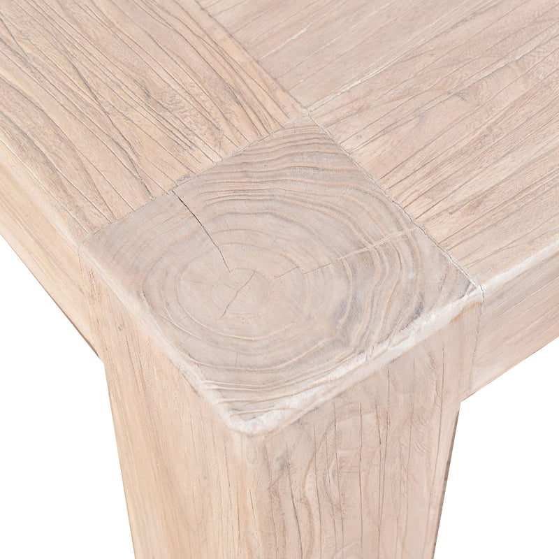 Rustic Block Coffee Table-Dovetailed &amp; Doublestitched