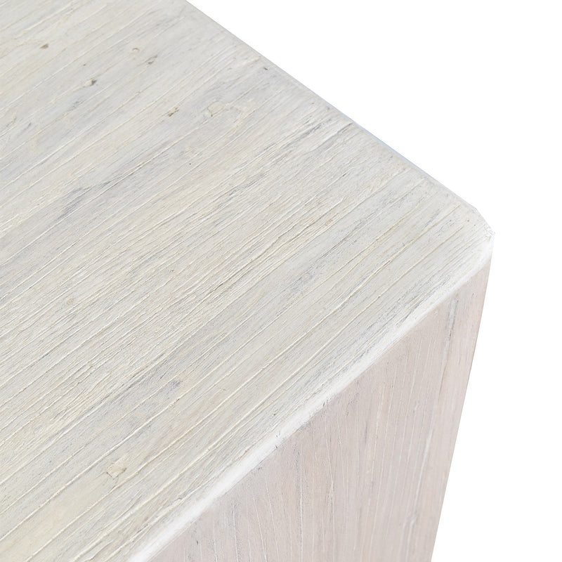 Rustic Square Side Table-Dovetailed &amp; Doublestitched