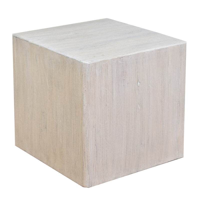 Rustic Square Side Table-Dovetailed &amp; Doublestitched