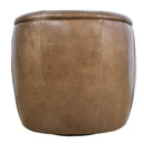 Ambrose Nutmeg Brown Leather Swivel Chair