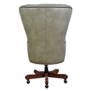 Maddox Sage Green Leather Desk Chair