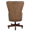 Maddox Nutmeg Brown Leather Desk Chair