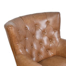 Churchill Caramel Leather Desk Chair