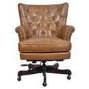 Churchill Caramel Leather Desk Chair