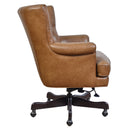 Churchill Caramel Leather Desk Chair