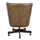 Churchill Nutmeg Brown Leather Desk Chair