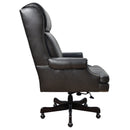 Belmont Black Leather Desk Chair