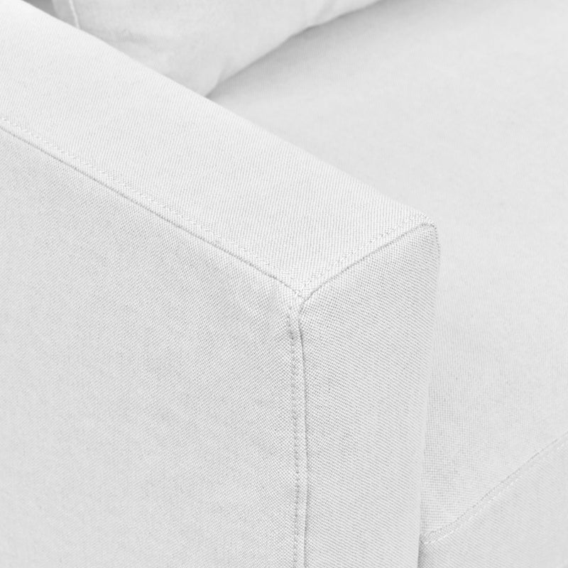 Savoy Slip Cover Armchair in Cloud-Dovetailed &amp; Doublestitched