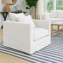 Savoy Slip Cover Armchair in Cloud