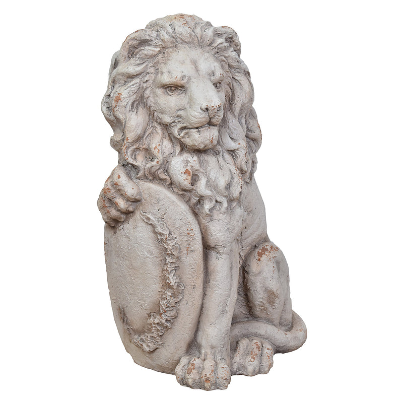 Sitting Lion Statue-Dovetailed &amp; Doublestitched