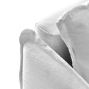 Southport Sectional Slip Cover Sofa in Cloud-Dovetailed &amp; Doublestitched