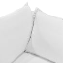 Southport Sectional Slip Cover Sofa in Cloud-Dovetailed &amp; Doublestitched