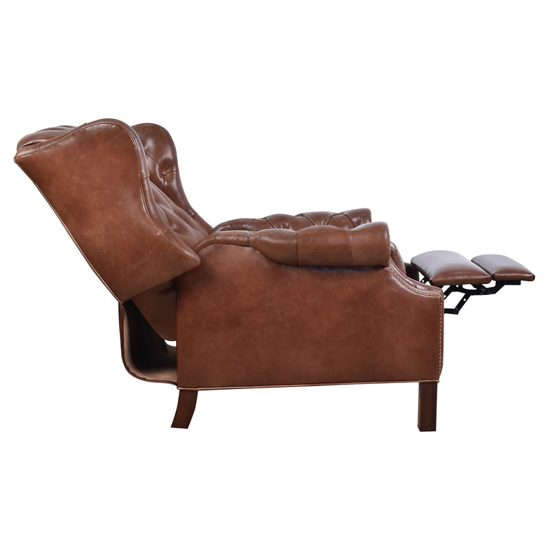 Spencer Leather Recliner-Dovetailed &amp; Doublestitched