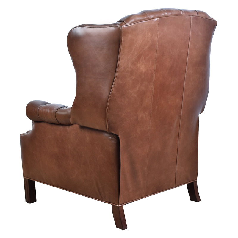 Spencer Leather Recliner-Dovetailed &amp; Doublestitched