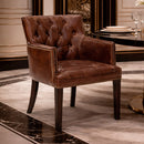 Stafford Vintage Leather Chair-Dovetailed &amp; Doublestitched