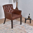 Stafford Vintage Leather Chair-Dovetailed &amp; Doublestitched