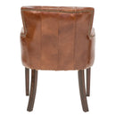 Stafford Vintage Leather Chair-Dovetailed &amp; Doublestitched