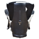 Stallion Black Leather Saddle Armchair-Dovetailed &amp; Doublestitched