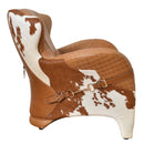 Stallion Vintage Leather Saddle Armchair-Dovetailed &amp; Doublestitched