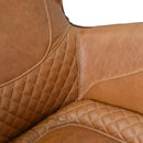 Stallion Vintage Leather Saddle Armchair-Dovetailed &amp; Doublestitched