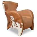 Stallion Vintage Leather Saddle Armchair-Dovetailed &amp; Doublestitched
