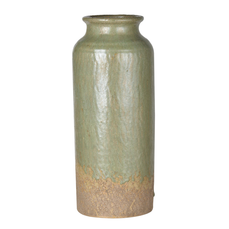 Surry Ceramic Vase Large Pale Green-Dovetailed &amp; Doublestitched