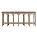 Thornton Old Elm Hall Table-Dovetailed &amp; Doublestitched
