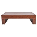 Vanguard Vintage Brown Coffee Table-Dovetailed &amp; Doublestitched