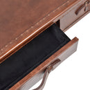 Vanguard Vintage Brown Coffee Table-Dovetailed &amp; Doublestitched