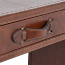 Vanguard Vintage Leather Desk-Dovetailed &amp; Doublestitched