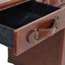 Vanguard Vintage Leather Desk-Dovetailed &amp; Doublestitched