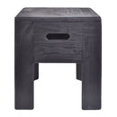 Verona Timber Stacking Stool in Black-Dovetailed &amp; Doublestitched