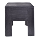 Verona Timber Stacking Stool in Black-Dovetailed &amp; Doublestitched