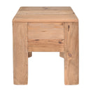 Verona Timber Stacking Stool in Natural-Dovetailed &amp; Doublestitched