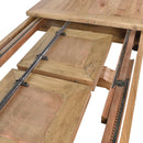 Versailles Oak Double Extension Dining Table-Dovetailed &amp; Doublestitched