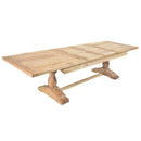 Versailles Oak Double Extension Dining Table-Dovetailed &amp; Doublestitched