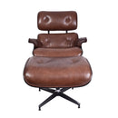 Vintage Eames Replica Chair & Ottoman Set-Dovetailed &amp; Doublestitched