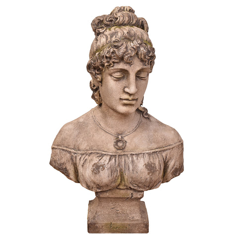 Vintage Female Bust Statue