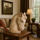 Vintage Horse Head Statue-Dovetailed &amp; Doublestitched