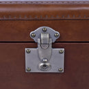 Vintage Leather Trunk Coffee Table-Dovetailed &amp; Doublestitched