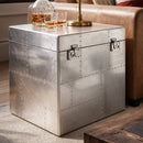 Vulcan Trunk Side Table-Dovetailed &amp; Doublestitched