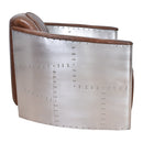 Vulcan Vintage Brown Armchair-Dovetailed &amp; Doublestitched